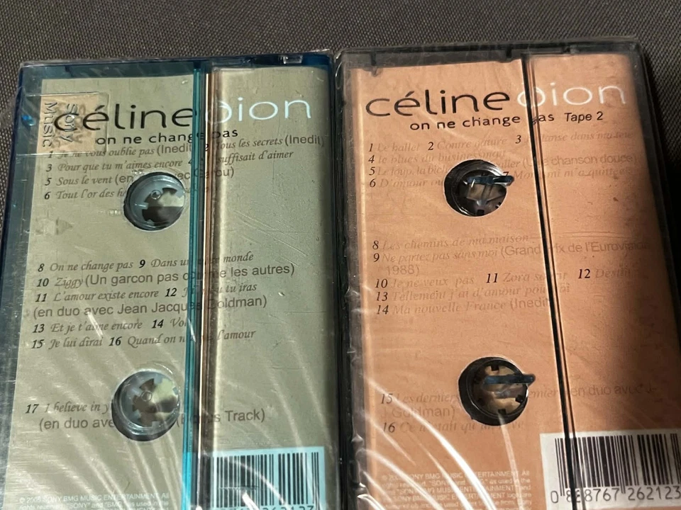Celine Dion: On Ne Change Pas ULTRA RARE SEALED French Cassette Tape 1 & 2 New - Image 3 of 3