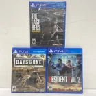 PlayStation 4 Bundle: Days Gone, Resident Evil 2 & The Last of Us Remastered