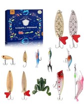 Mystery Fishing Tackle Box – 12 Days of Fishmas, Bass & Trout Lures