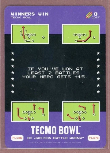 2026 Bo Jackson Battle Arena Tecmo Bowl Plays #136 Winners Win