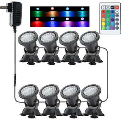 Gzkanful Pond Lights Color Changing Spotlight Underwater Colored Led Fountain