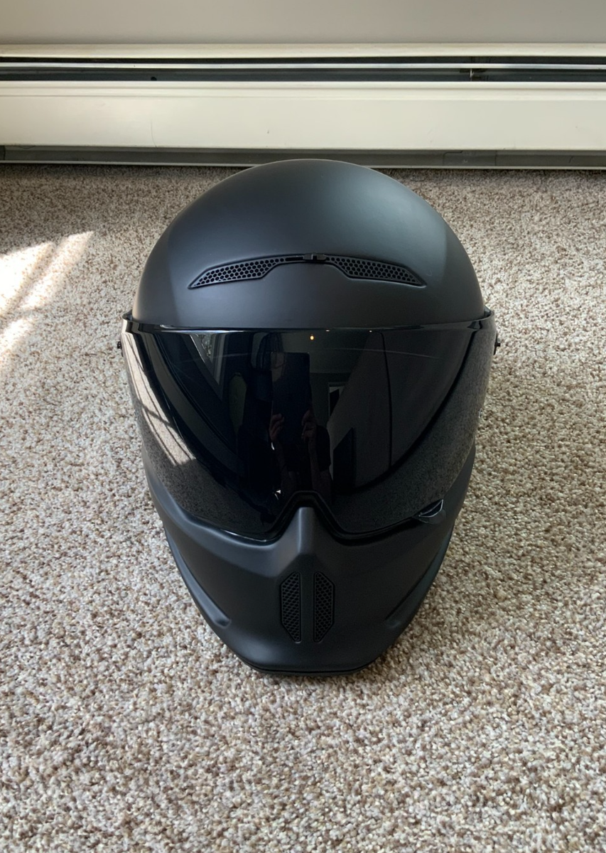 Ruroc Atlas 4.0 Carbon Core Matte Black Helmet L / XL - Brand New