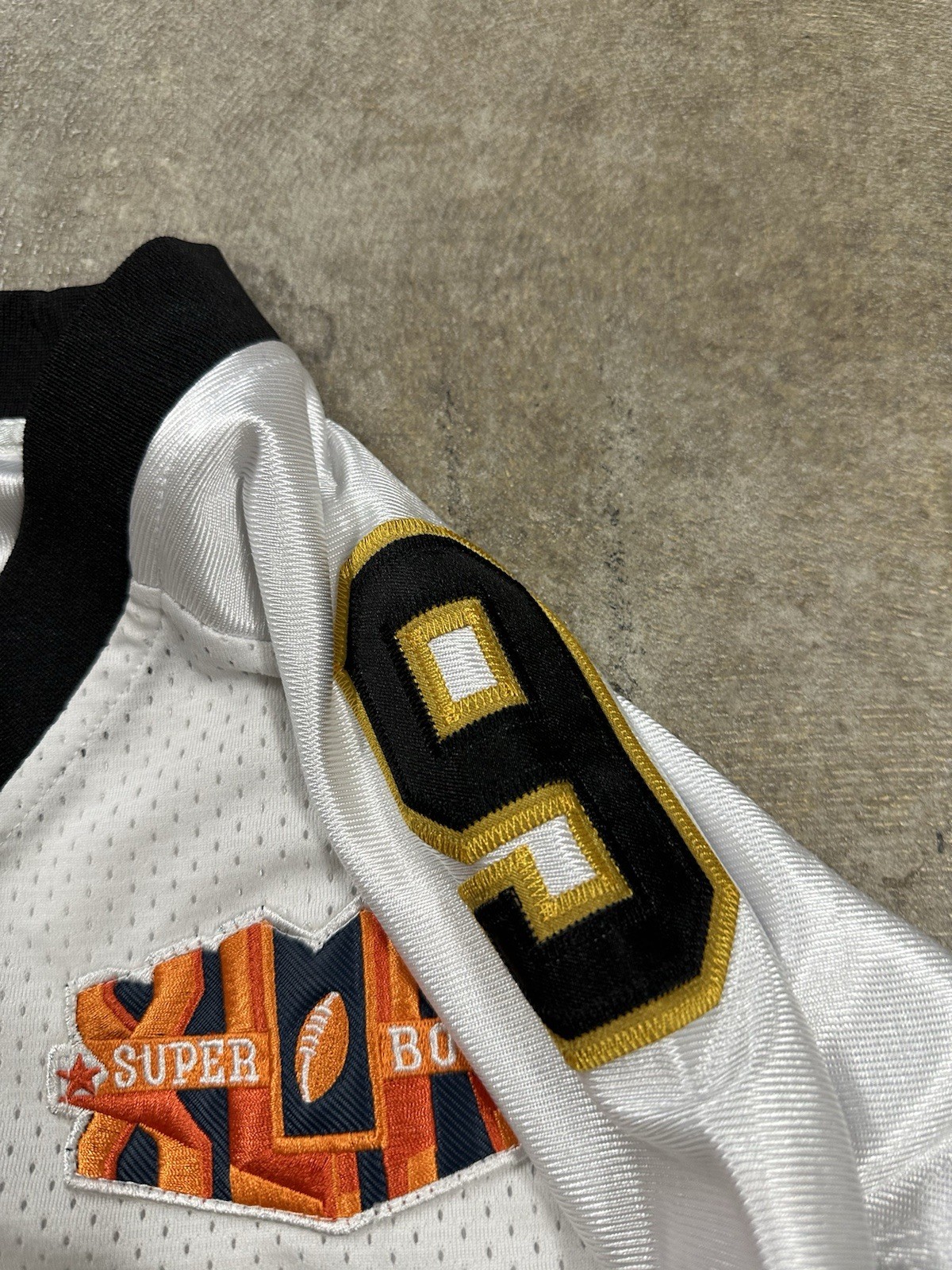 Vintage Reebok New Orleans Saints Brees #9 NFL Jersey SB Captain Patches Size 50 thumbnail 16