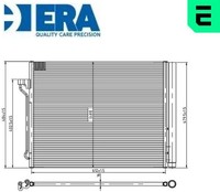 ERA 667494 Kondensator FüR Klimaanlage Kondensator Klimaanlage