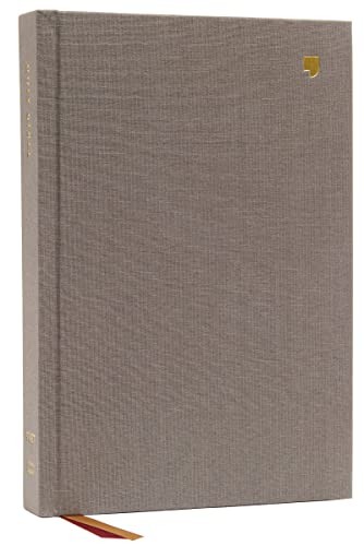 NET Bible, Thinline Large Print, Cloth over Board, Gray, Comfort Print: Holy Bi - Image 4