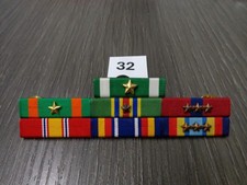 USMC 7 Ribbon Bar - Service -made in USA- used BAR # 32