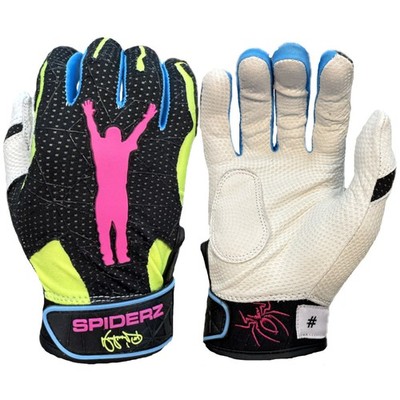 Spiderz 2026 Pro Manny Ramirez Adult Baseball Batting Gloves - WHACKD - M