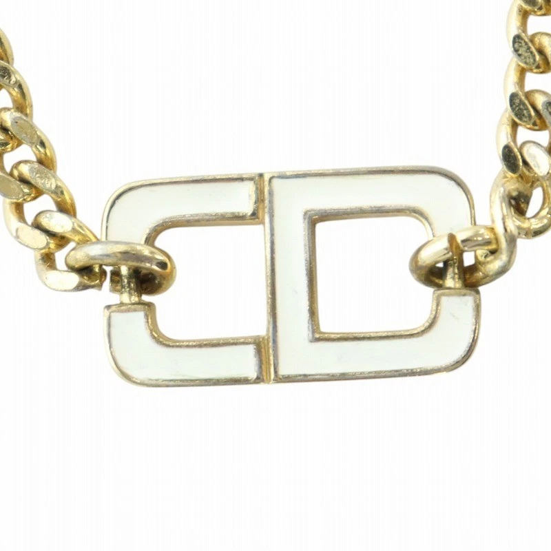 Dior Accessorio Collana CD Logo Kihei Catena Colore Oro ■GY18 MQ ■OH Donna Ex+
