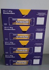 Image of Cadbury Starbar Chocolate Bars 32 x 49g Full Box Peanut Caramel Milk Chocolate