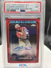2024 Topps Chrome Update - 2024 All-Star Game Auto Vladimir Guerrero 5/5 PSA 9