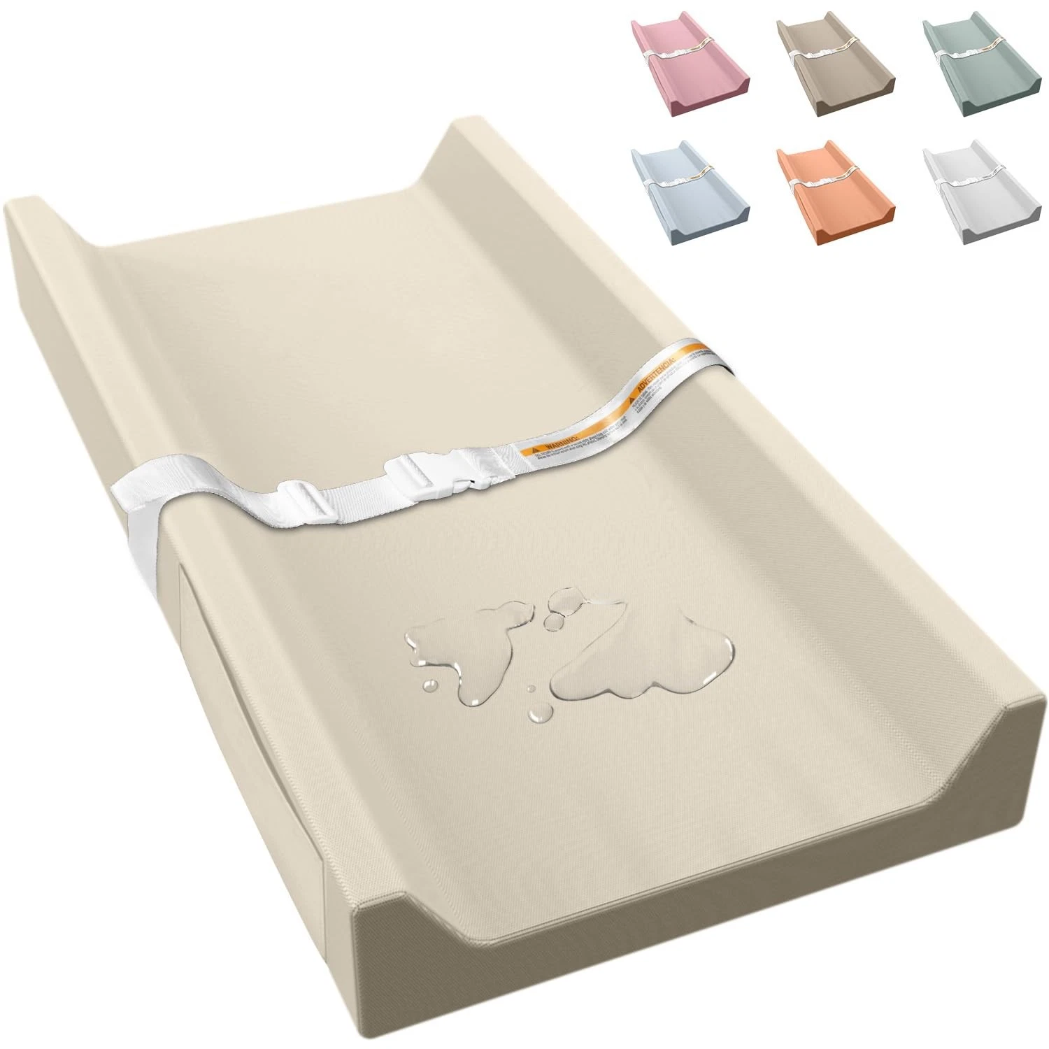 JVEOO Vegan Leather Baby Changing Pad, Waterproof & Wipeable Soft Diaper Chan...
Opens in a new wind