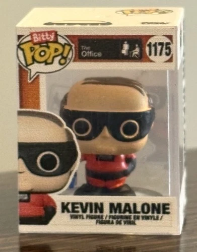 Funko Bitty Pop! The Office Kevin Malone (Superhero) #1175 - Hyper Rare (1/6)