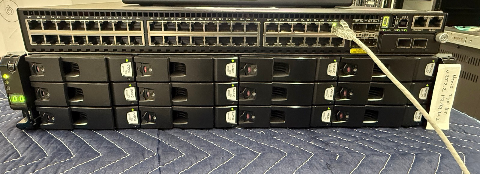 Avid Nexis Pro 40TB Engine | Dell s60 switch with 10Gb cards