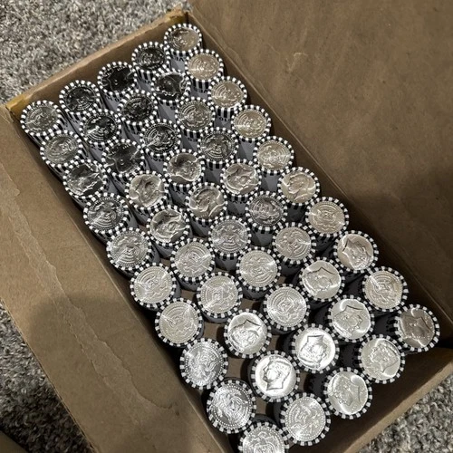 2024 D Kennedy Half Dollar Uncirculated $500 FV Box - 50 Rolls