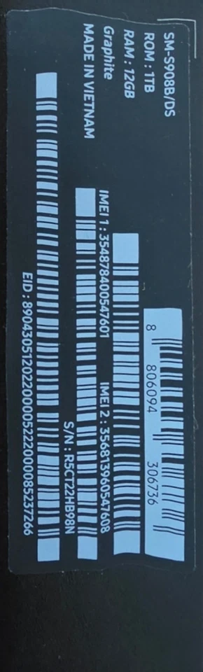 Samsung Galaxy S22 Ultra 5G · 1TB, Foto 3 von 5
