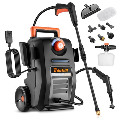 #ad 2 in 1 Pressure Washer amp; Steam Cleaner 2GPM 3000PSI with High Pressure Clean... $450.74