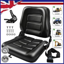 Waterproof Universal Tractor Seat Adjustable Forklift Digger Mower Dumper Seat U
