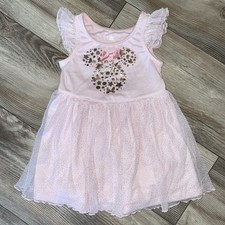 New Disney Store Minnie Mouse Deluxe Nightshirt Gown Girls Size 2