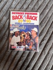 1991 NBA Hoops Collect-A-Books Detroit Pistons Back to Back World Champions