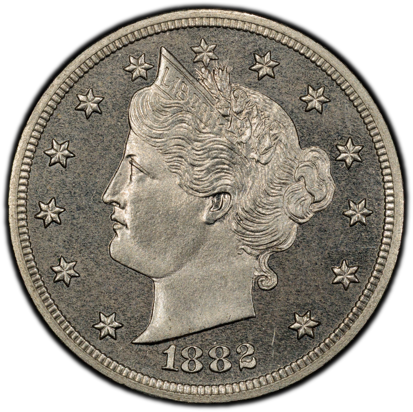 1882 5C J-1690 Pattern PCGS PR66+ (CAC)