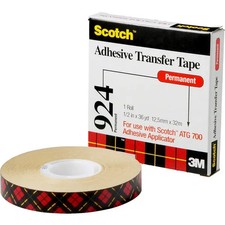 Scotch 9241955 Clear Adhesive Film L x W 55m x 19mm 1pc