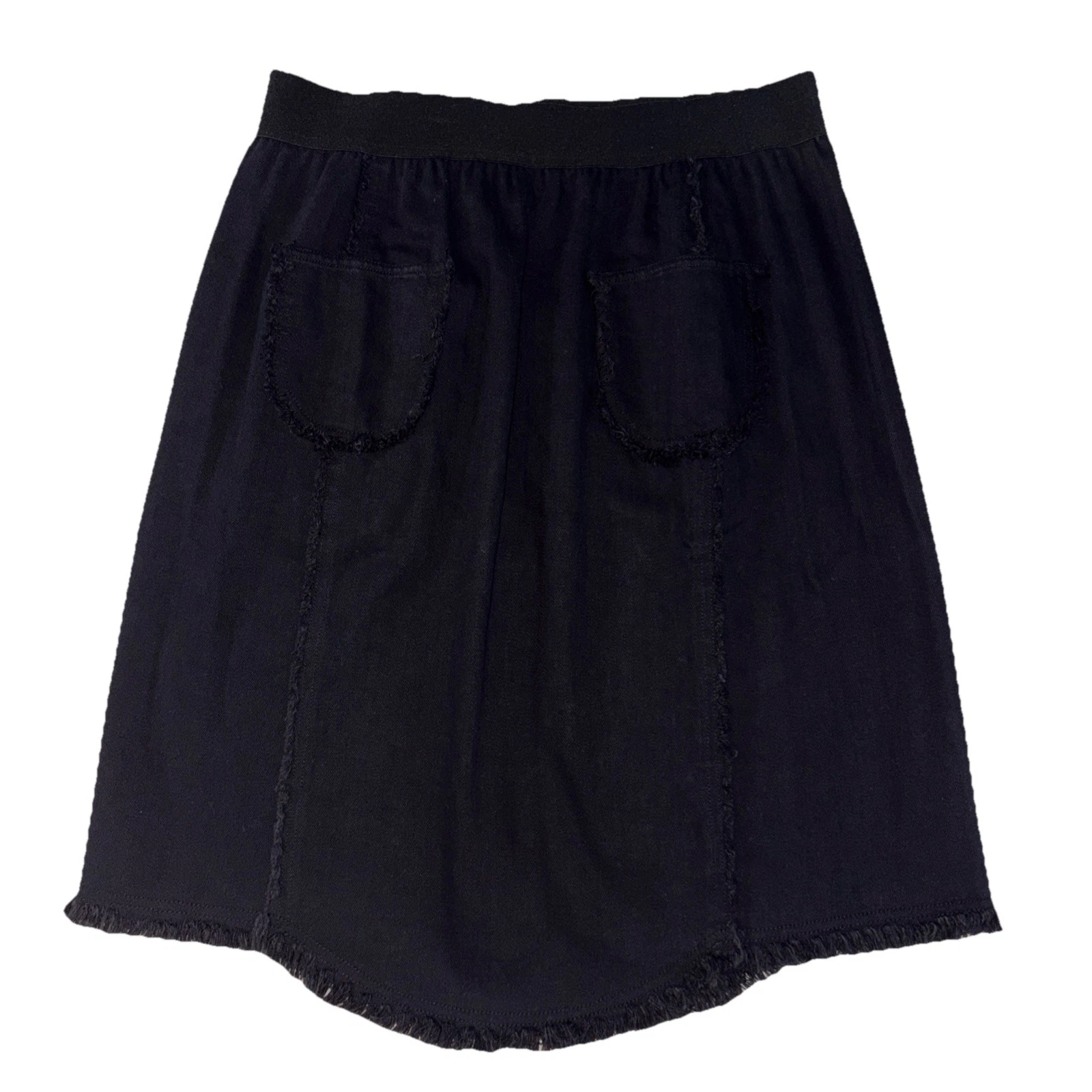 Bounce Sydney Sz L East Side Skirt Black Bnwt Denim Rep $169