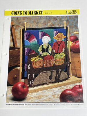 Annie's Attic Going To Market Plastic Canvas Pattern