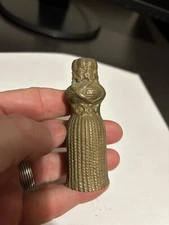 ANTIQUE ART DECO VICTORIAN CAST BRASS LIGHT  FIXTURE HANGING 3 1/4 TASSEL FINIAL