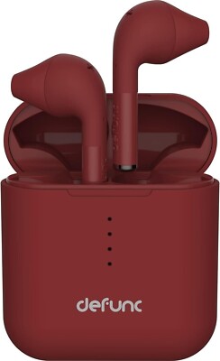 Defunc True Go Kopfhörer In Ear True Wireless Earbuds Mikrofon Headphones Rot