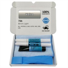 Lackstift für Volvo Grau BIRCH LIGHT 726 S60 XC90 V60 S90 V90 Stift Stick