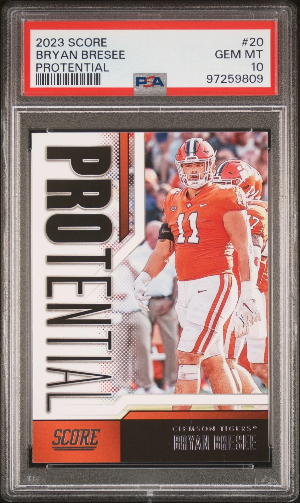 Bryan Bresee Panini Score Protential #20 Base