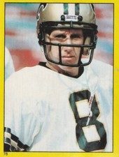 FREE SHIPPING-MINT-1982 Topps Stickers Archie Manning #78 SAINTS