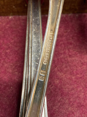 Vintage 53 Piece 1847-1947 Rogers Bros FIRST LOVE Silverware Set