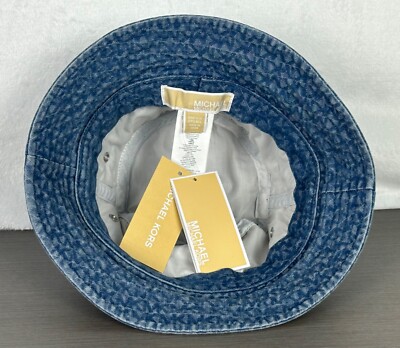 Michael Kors Blue MK Logo Bucket Hat NWT $88 MICHAEL KORS Size OS Women main image 3