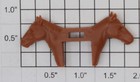 Lionel 9010-25 Light Brown Horse Heads (4)