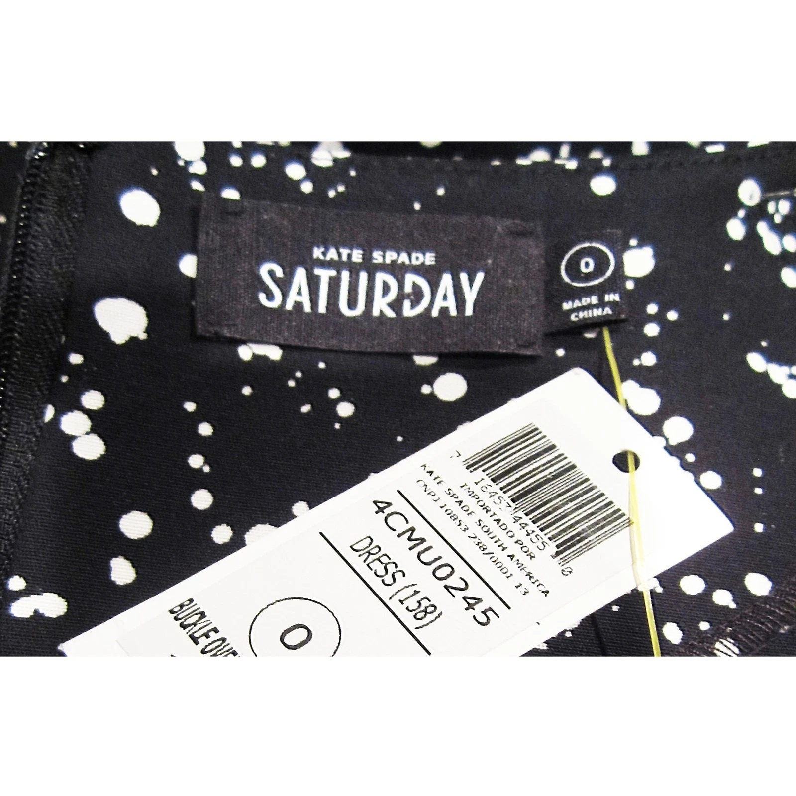 Abito a pannello KATE SPADE NUOVO asimmetrico con fibbia incrociata 0