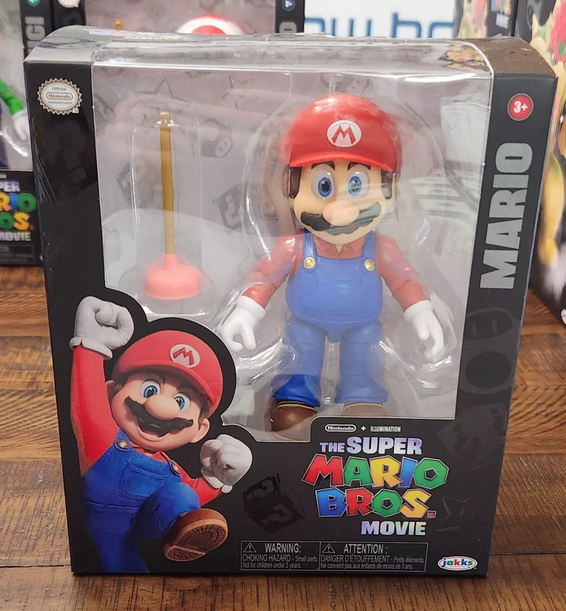 The Super Mario Bros Movie 5 Mario Articulated Figure NEW 2023