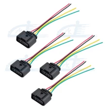 4 Pack Ignition Coil Connector Harness Plug Wiring For Audi Q5 SQ5 Q7 R8 S4 S5