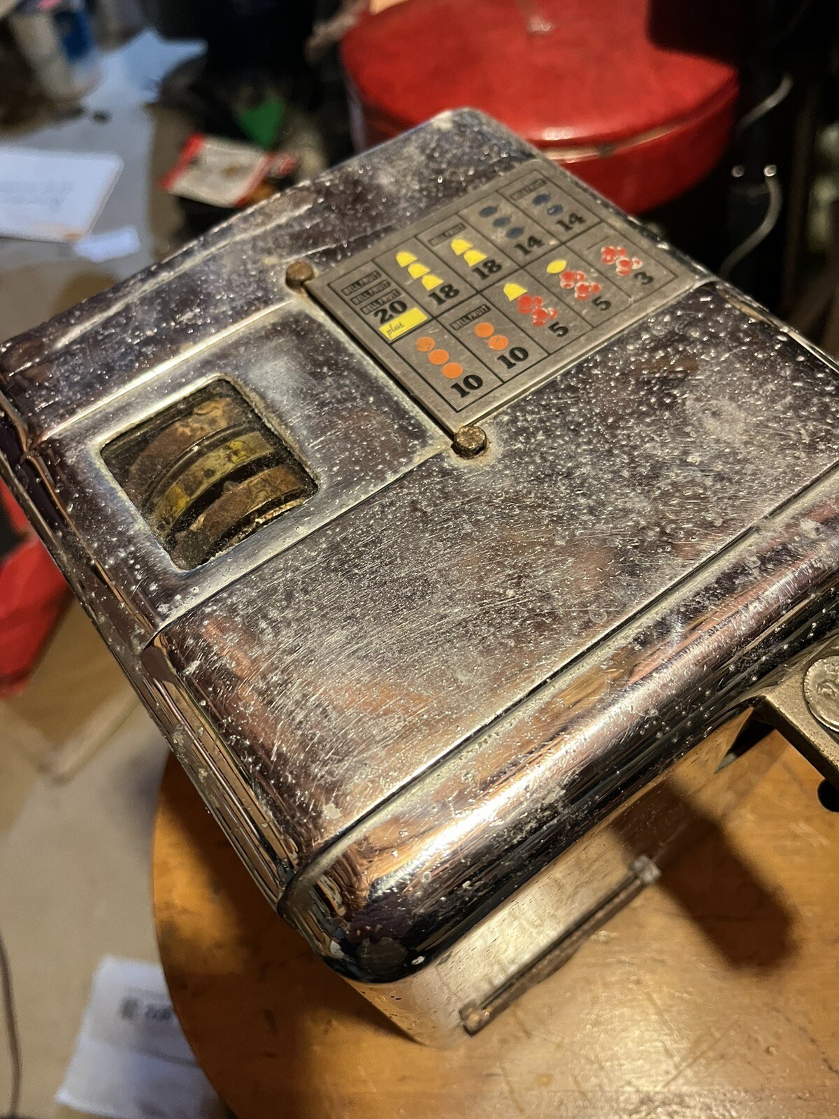 c1933 Mills Vest Pocket Slot Machine 5 Cent Trade Simulator For Repair