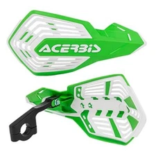 Acerbis X-Future MX Handguards Green White Kawasaki KXE 125 250 2T 2003 - 2006