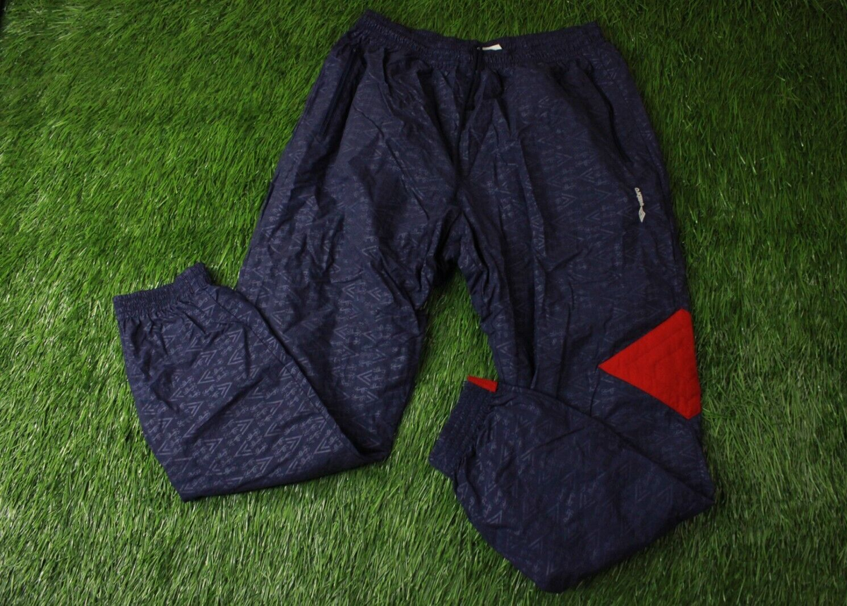 ENGLAND TEAM 1990/1992 FOOTBALL SOCER PANTS TRAINING UMBRO ORIGINAL SIZE XL