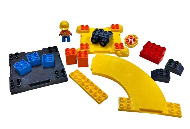 Amloid Kids at Work 联锁块 15 件加 Tonka Construction Man — 第 2/2 张图片