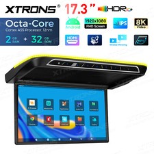 17.3" Android Car Roof Monitor Flip Down Motorized Screen for Bus Video Player