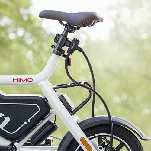 Himo Portable Self Coiling Spring Cable Bicycle Lock L150* - Image 2 of 4