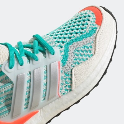 Adidas UltraBoost 5.0 DNA J White Mint Rush Kid's Athletic Shoes