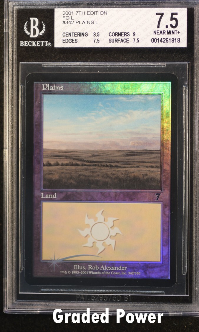 7th Edition Plains Foil 7.5 (1818) Magic MTG | eBay