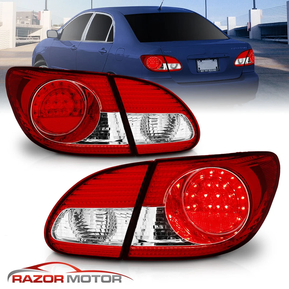 Luces traseras [estilo LED] para Toyota Corolla 2003 2004 2005 2006 2007 2008 Foto 2 de 4