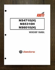 6010 Tractor Workshop Manual Fits Kioti Daedo...