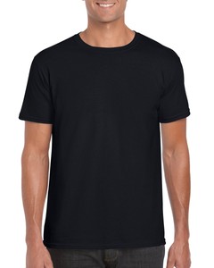 t shirt noir uni homme