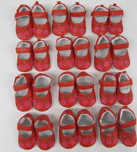 Scarpe per Bambini Ragazze Rosso scarpine lotto 12 pairs PICCOLI Commercio | eBay
